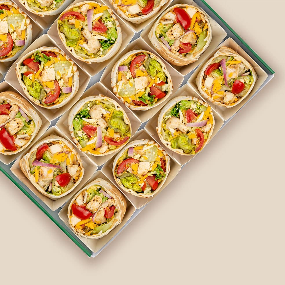 Howdy! Mini Wrap Platters (16 Portions)