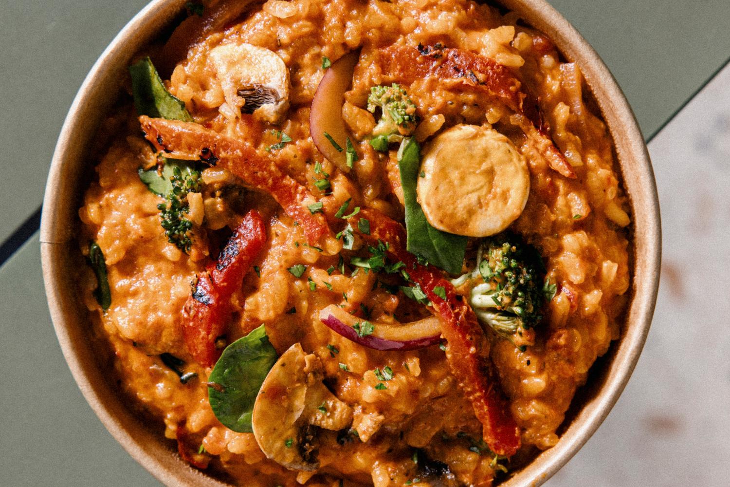 Vegetarian Risotto (Rice) Sharing Tray