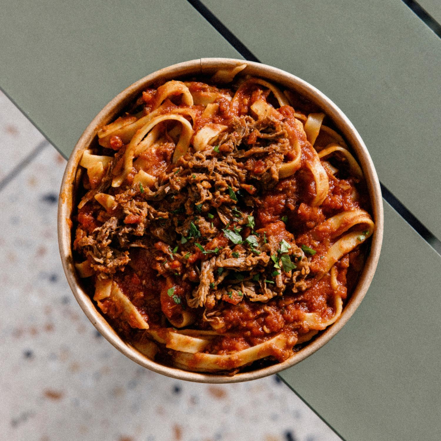 Fettuccini Beef Ragù (Individually Packed)