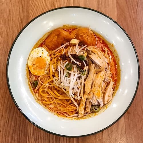 Laksa with Shredded Chicken (Bulk in Tray)