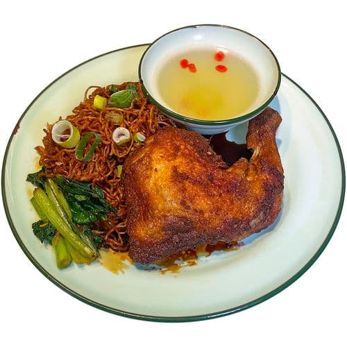 Dry Noodle with Fried Chicken (Bulk in Tray)