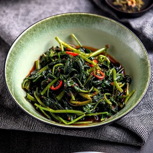 Kangkung with Sambal Sauce (Bulk in Tray)
