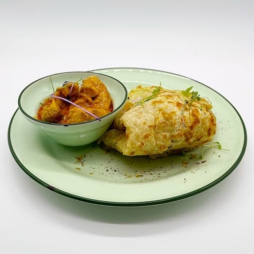 Flaky Roti Canai Curry Chicken (Bulk in Tray)