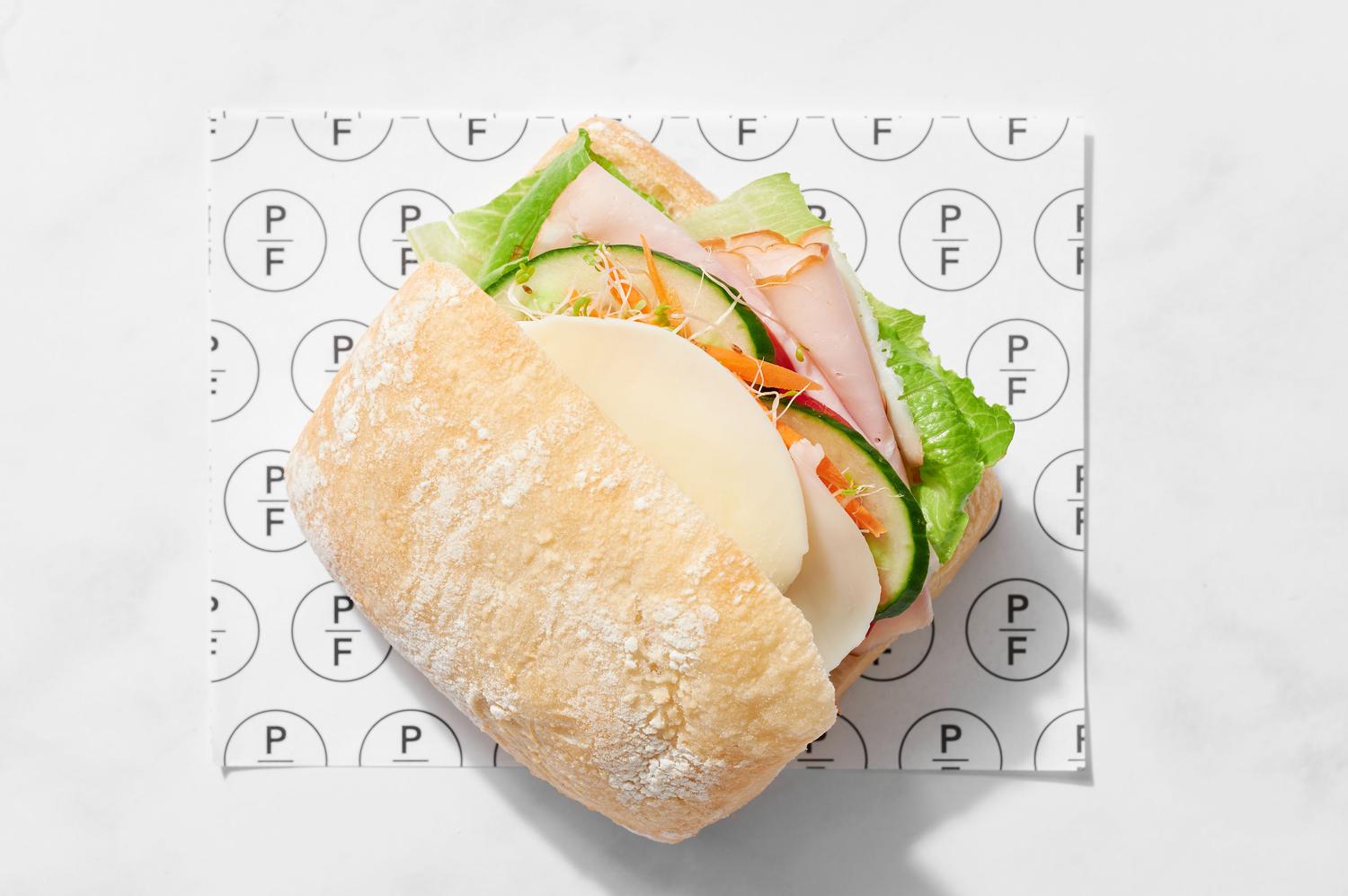 Classic Ham Salad Deli Sandwich