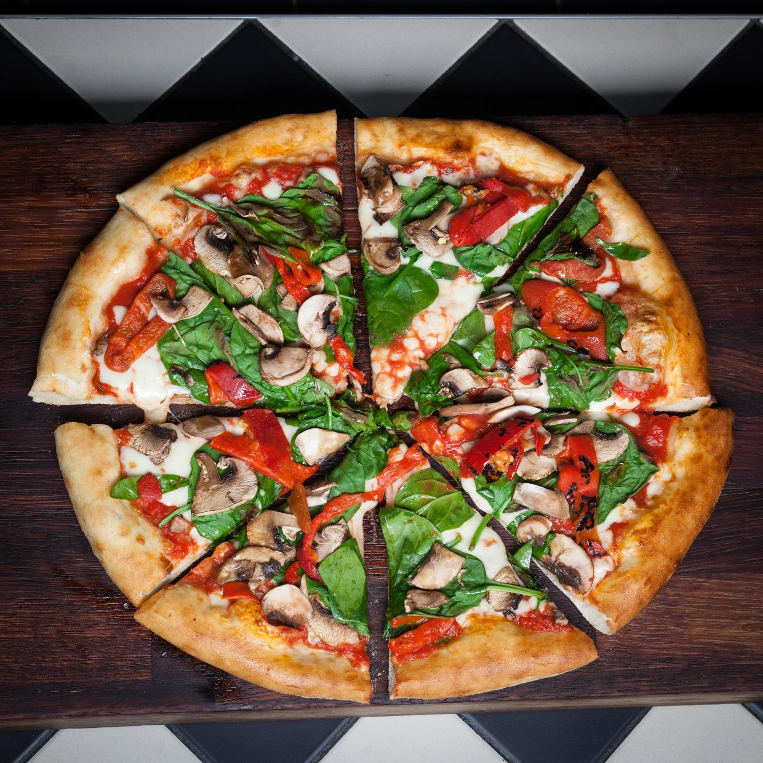 Grilled Mediterranean Vegetable Pizza
