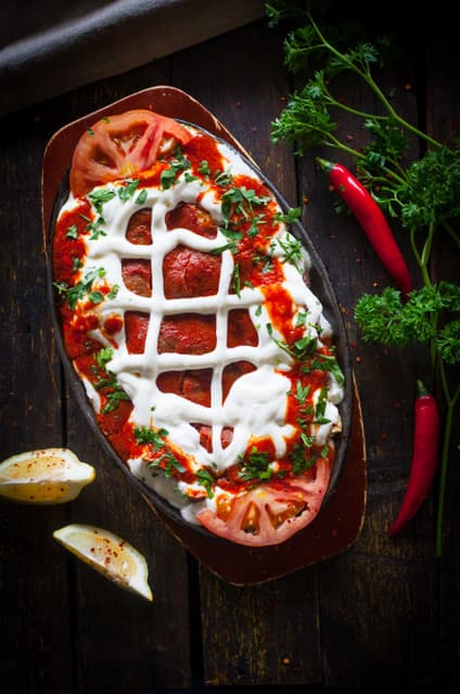 Beef Iskender Platter