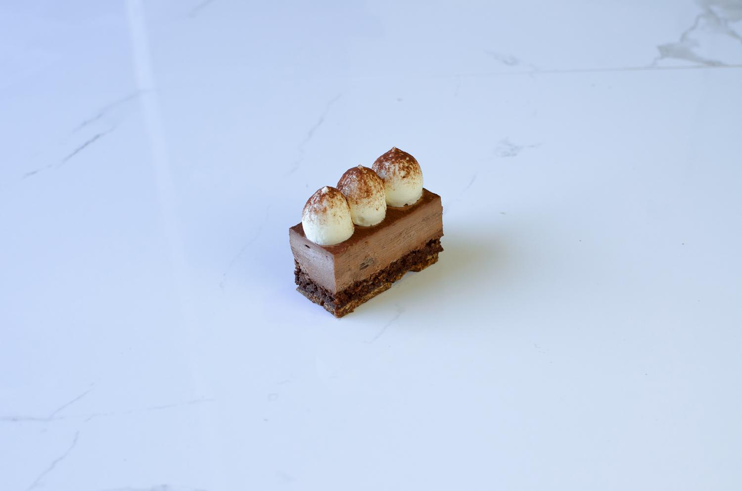 Mini Dark Choc & Hazelnut Mousse Cake (Box of 15)