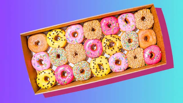 Classic Dr. Dough Donuts (Box of 21 Mini Size)