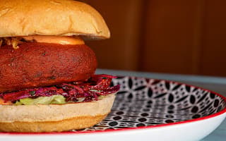 Hot Fire Vegan Burger