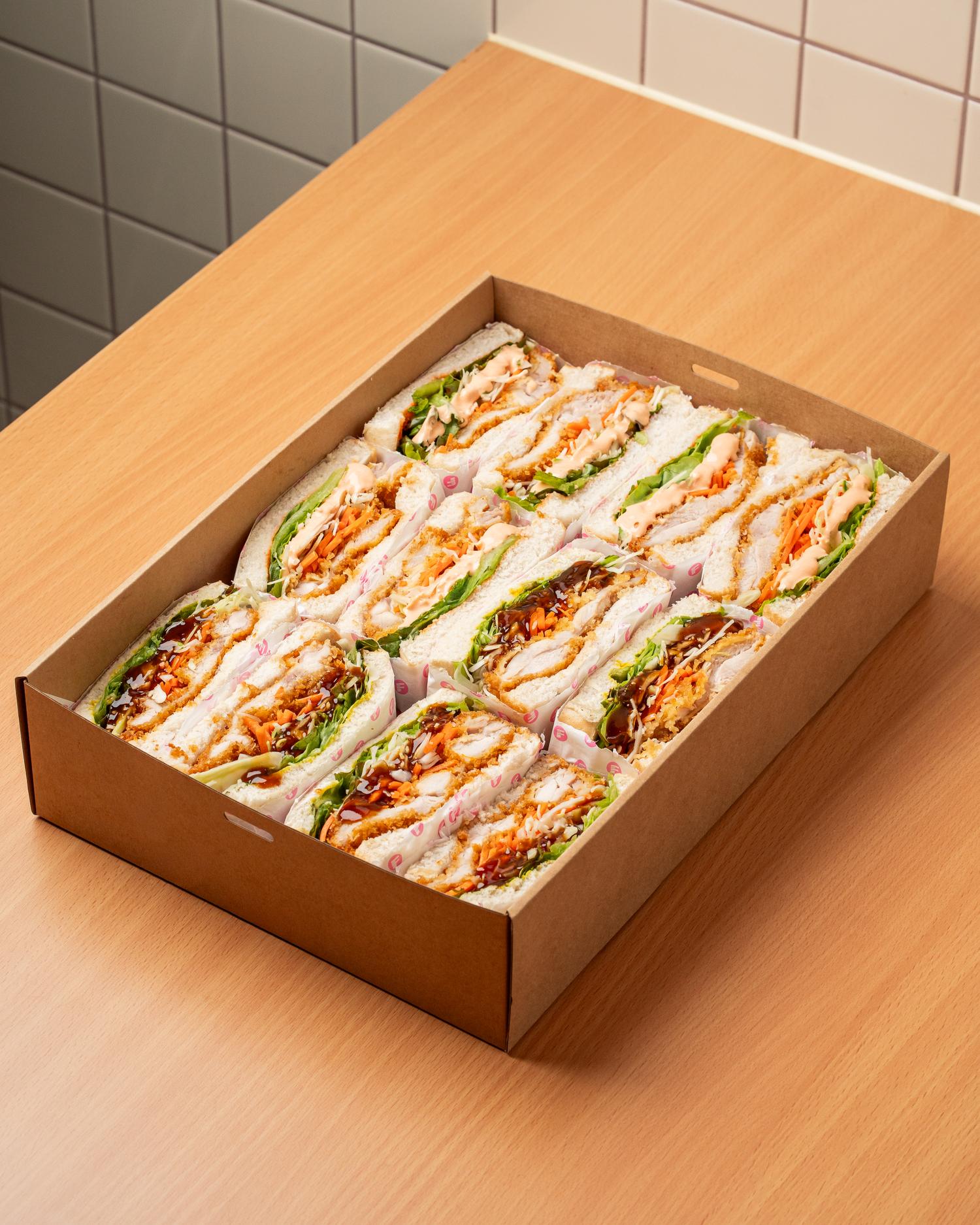 Katsu Sando Platter (12 Pieces)