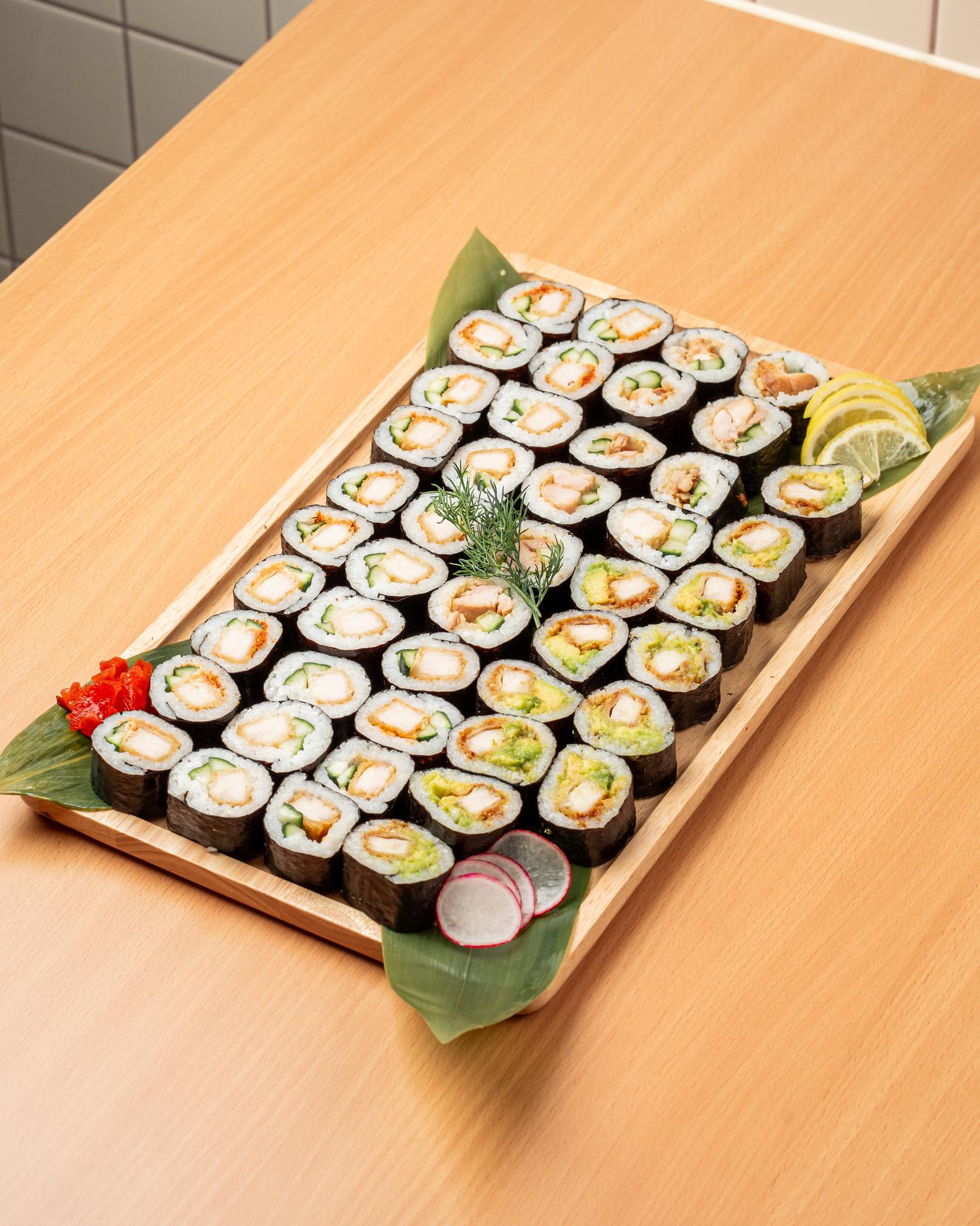 Chicken Sushi Platter (48 Pieces)