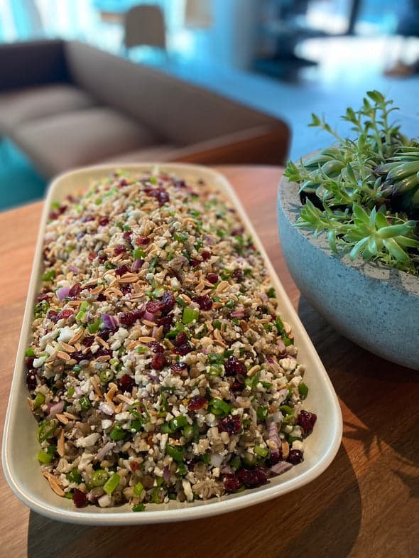 Cauli, Cranberry & Grain Salad Platters (Medium)