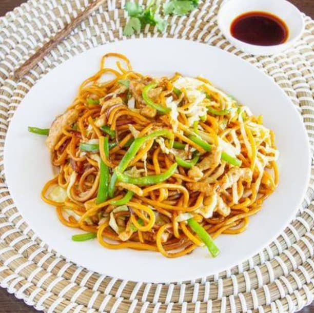 Beef Fried Yellow Noodles