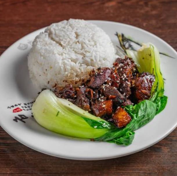 Braised Pork Belly With Rice