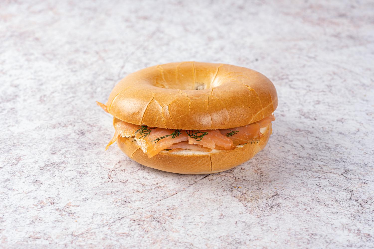Smoked Salmon & Cream Cheese Bagel