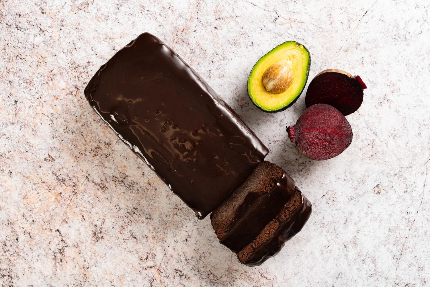 Beetroot & Avocado Chocolate Cake (Serves 9)