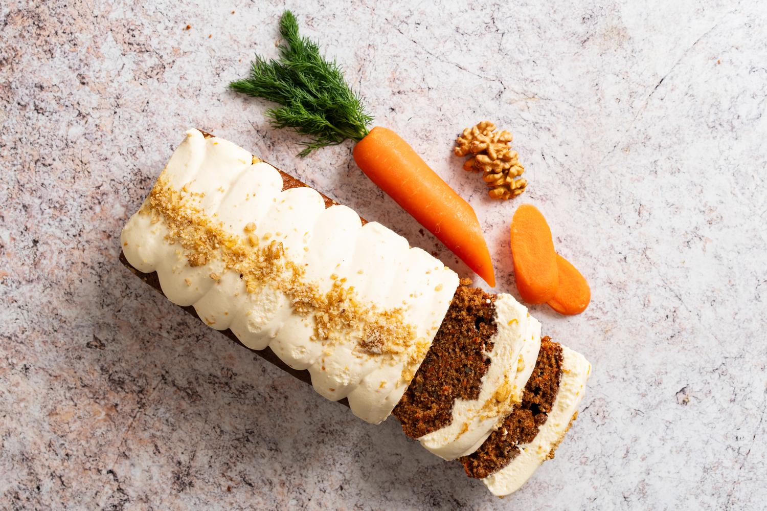 Carrot & Walnut Cake (Serves 9)  