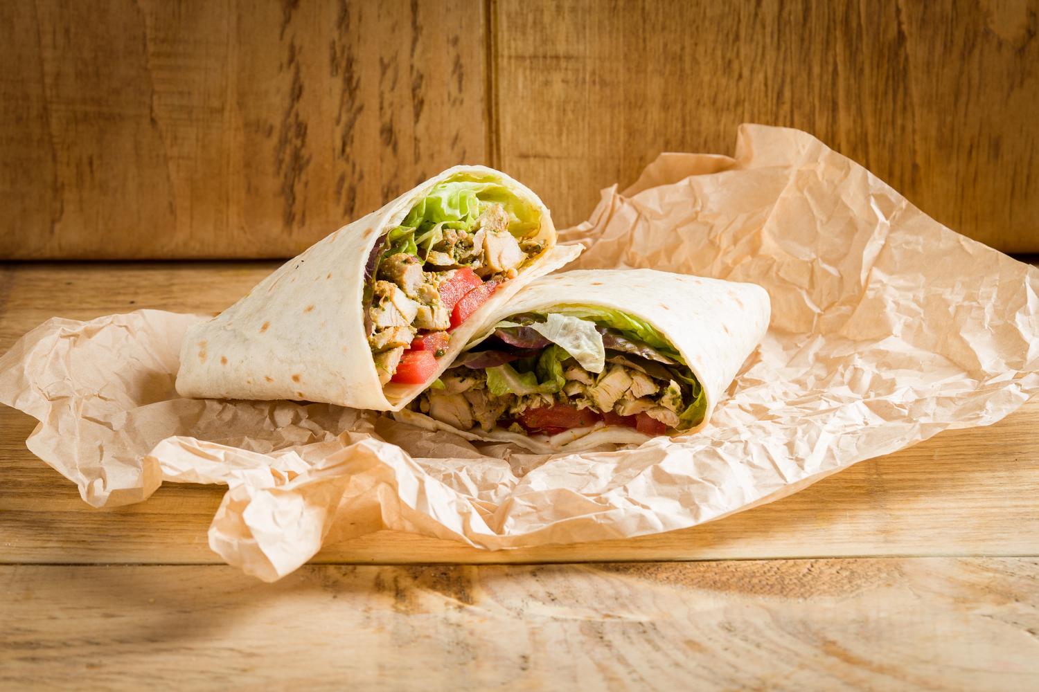 Chicken Salsa Verde Wrap 