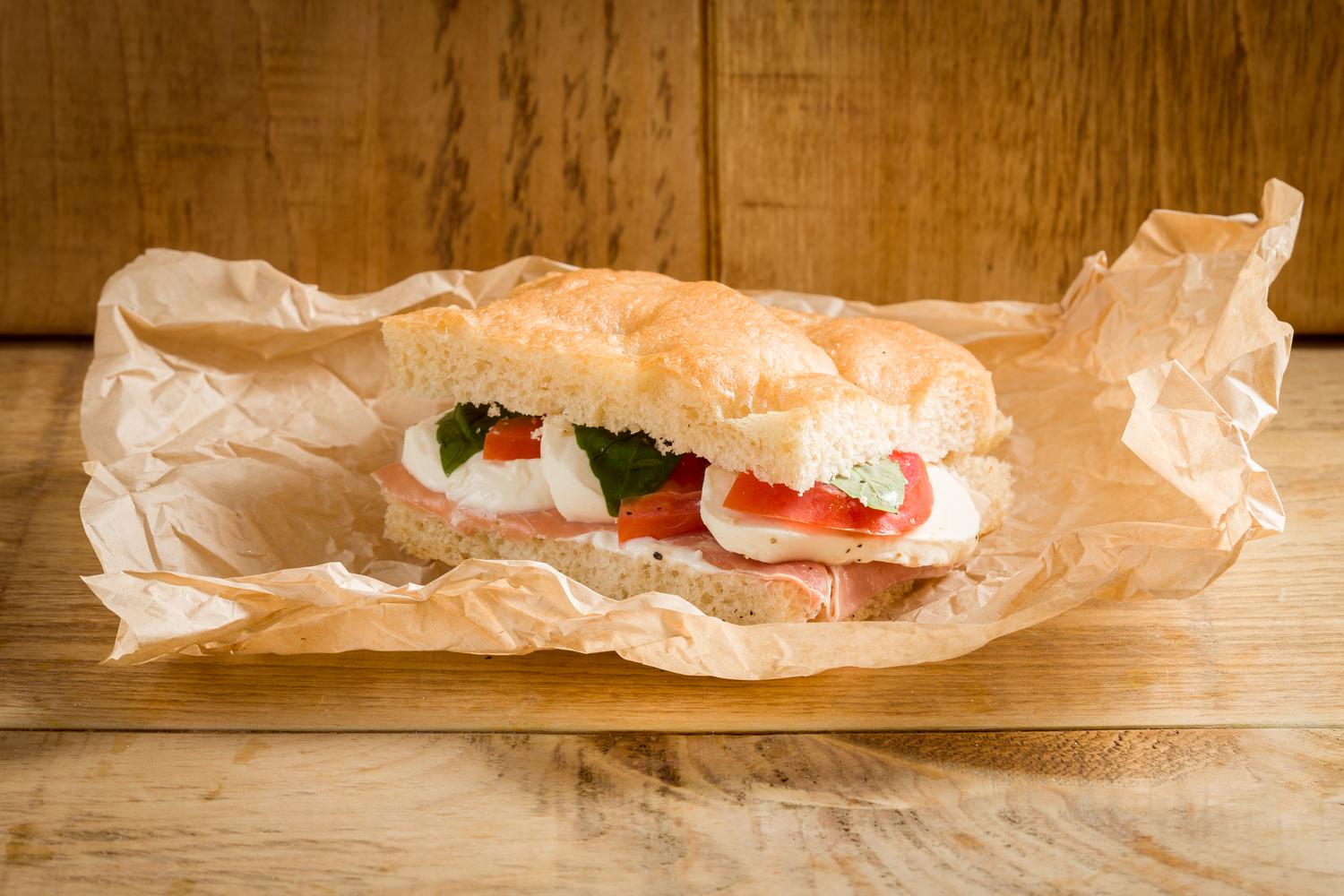 Prosciutto & Mozzarella Focaccia