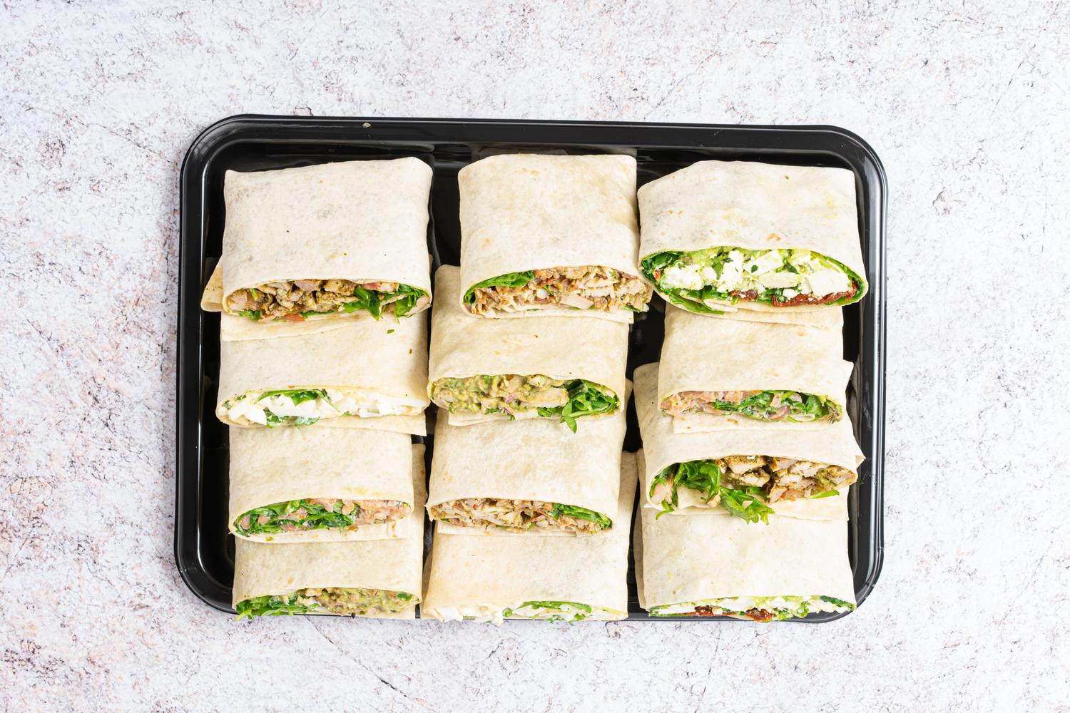 Vegetarian Sandwich Wrap Platter (Serves 6) 