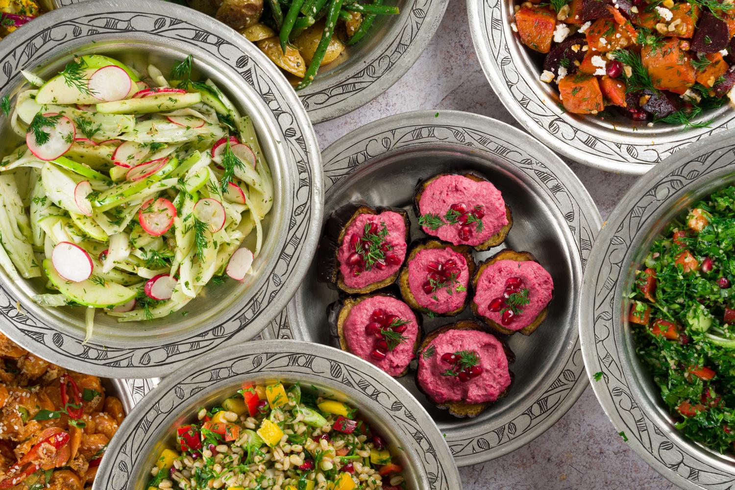 Protein with two Salad Platter - Serves 6