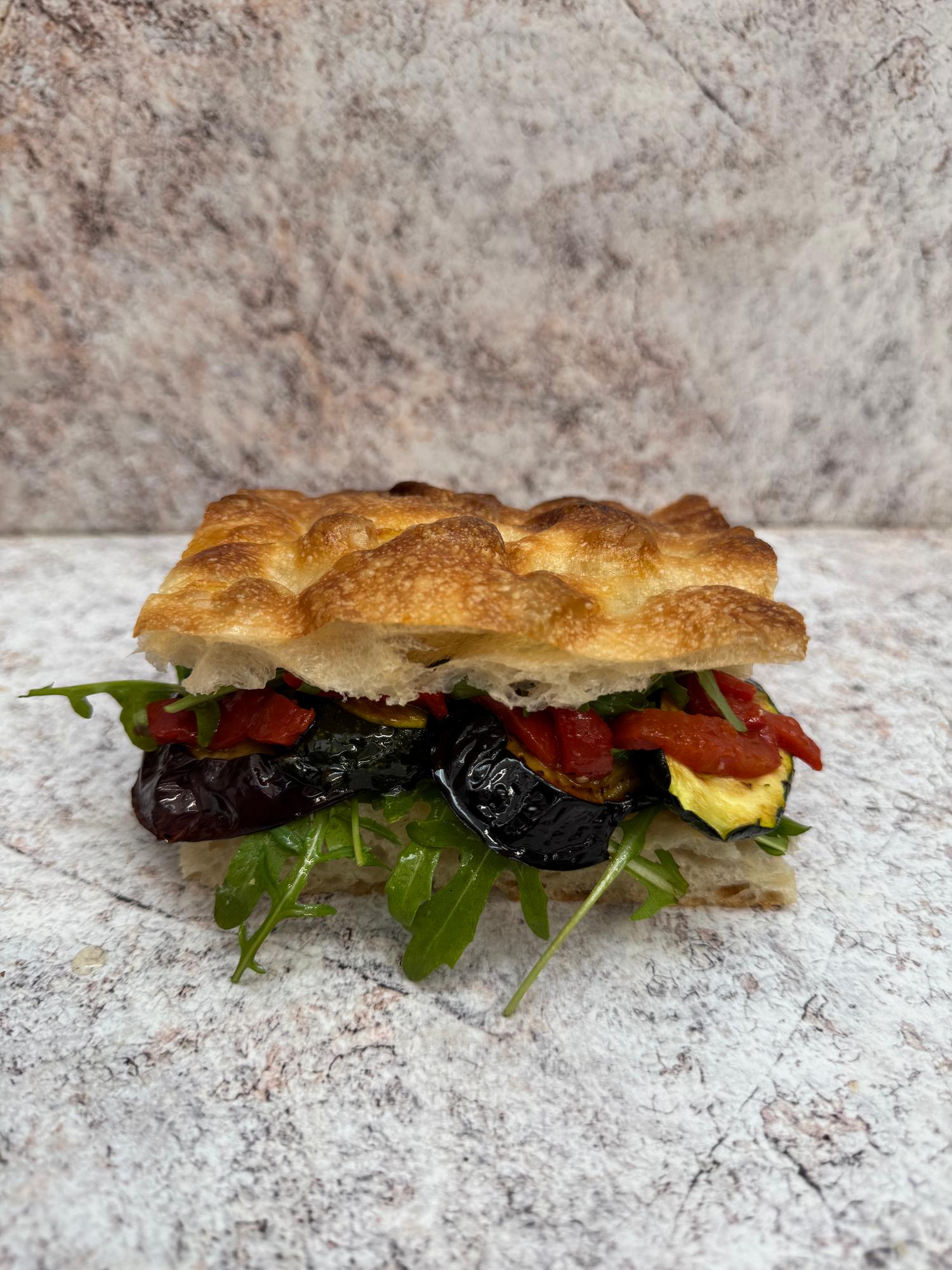 Roasted Vegetable Focaccia