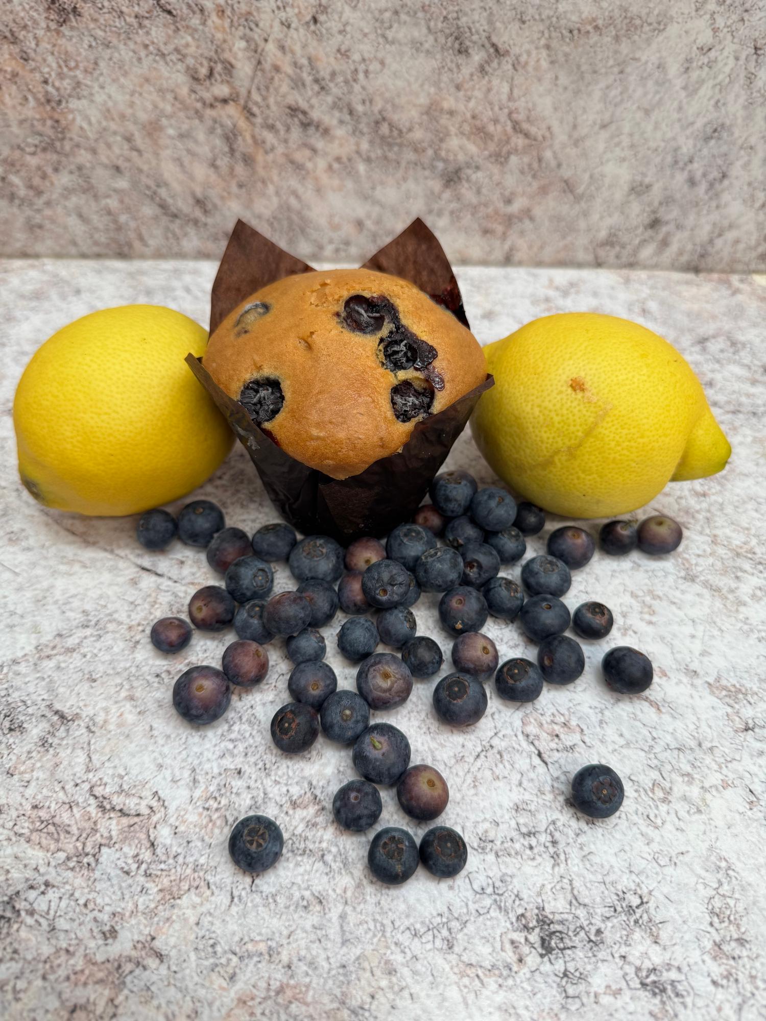 Lemon & Blueberry Muffin (Vegan) 