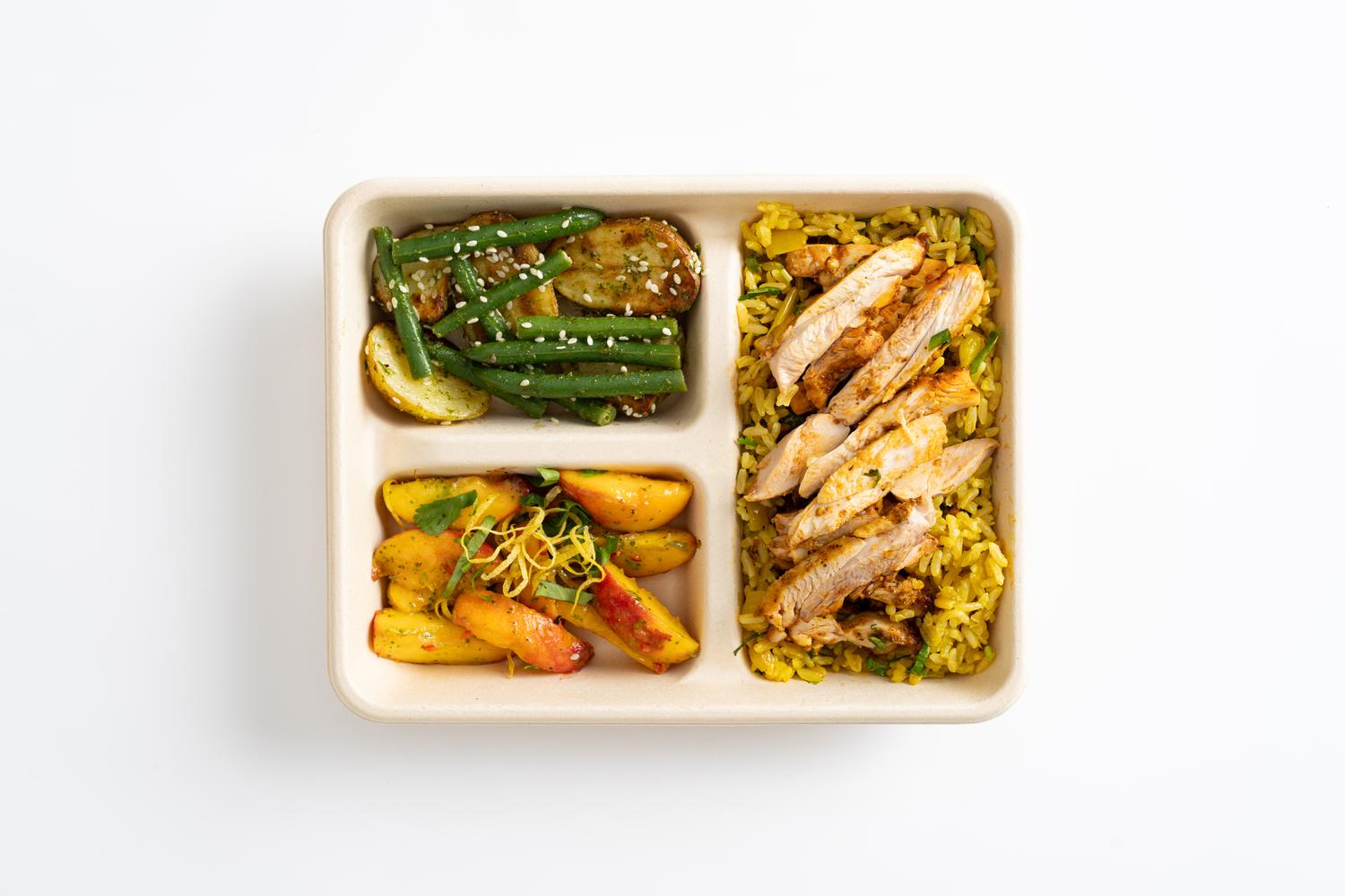Zaatar Chicken & Lemon -  herb brown rice Lunchbox