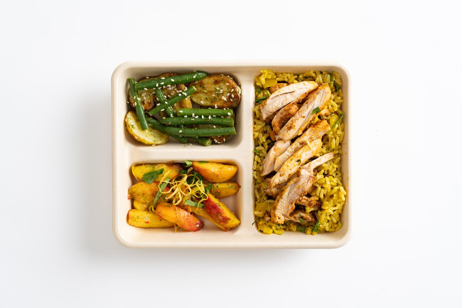 Zaatar Chicken with Lemon & Herb Rice Lunchbox