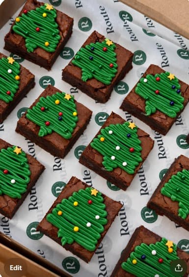 Festive Brownie Bites (Serves 12)