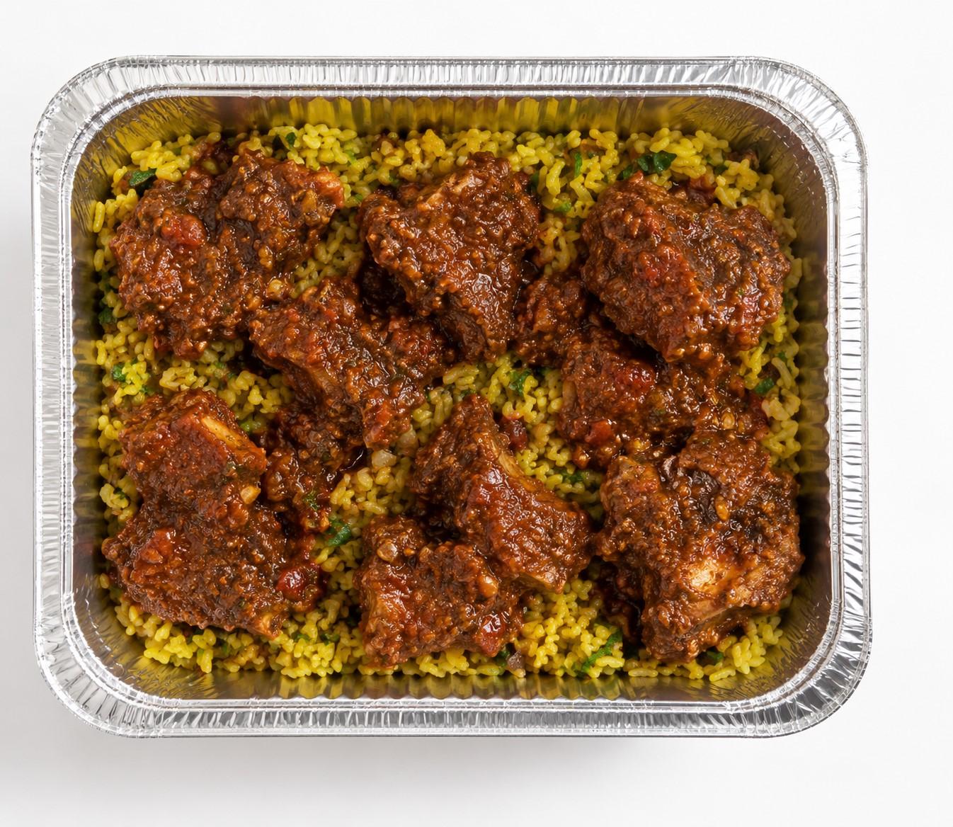 Medi Birria Beef with herb brown rice (Serves 6)