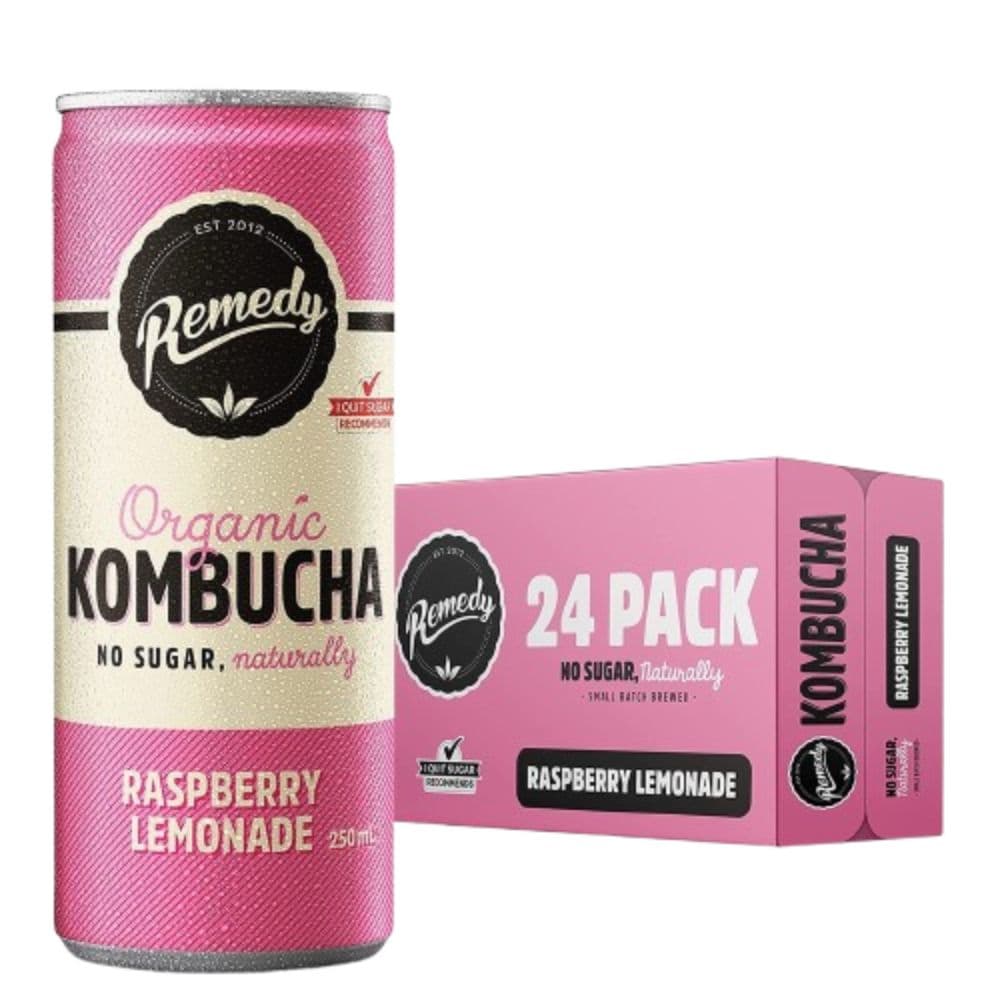 Remedy Kombucha Can (250ml can x 24)