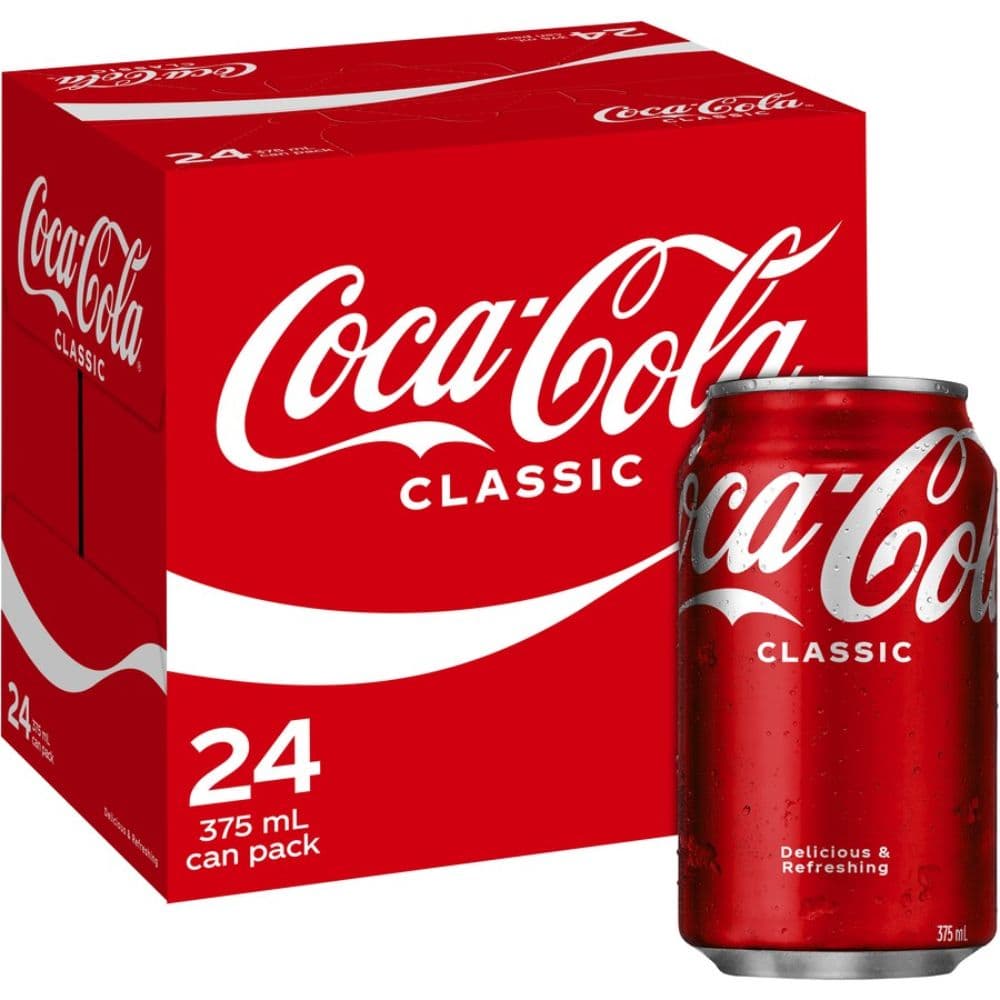 Coke 375ML, 24Ctn