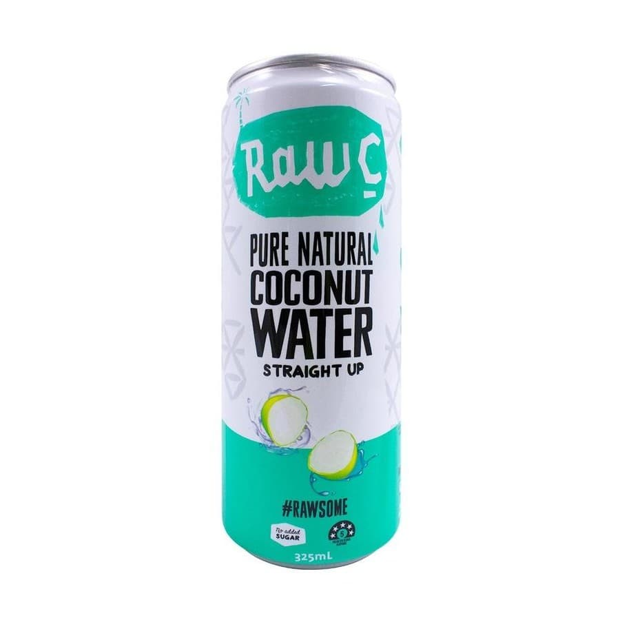 Raw C Coconut Water Cans 325Ml, 12Ctn