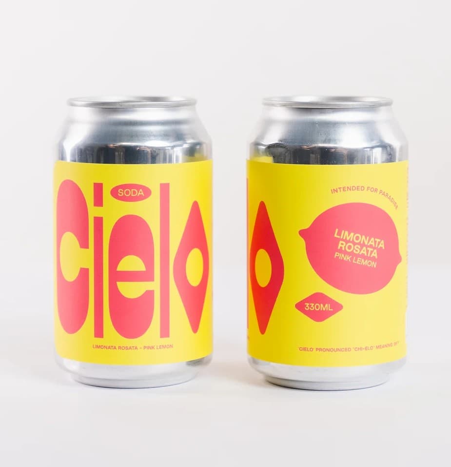 Cielo Sodas Pink Lemonade 330ml 24pk
