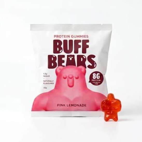 Buff Bears Pink Lemonade 32g 12pk