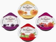 Jam mix assortment, 200 cups 15 gram, De Ruijter
