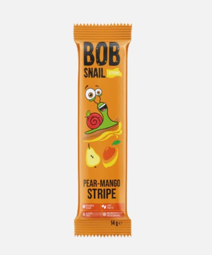 Bob Snail: Pear Mango Stripe (30x14g)