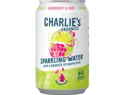 Charlie's Organics sprankelend water raspberry