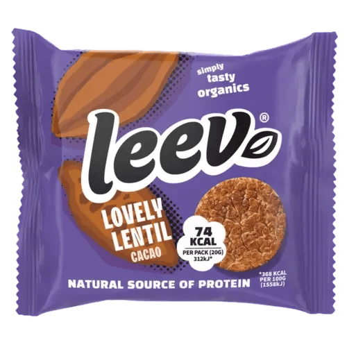 Leev Lentil Wafers Cacao BIO (15x20g)