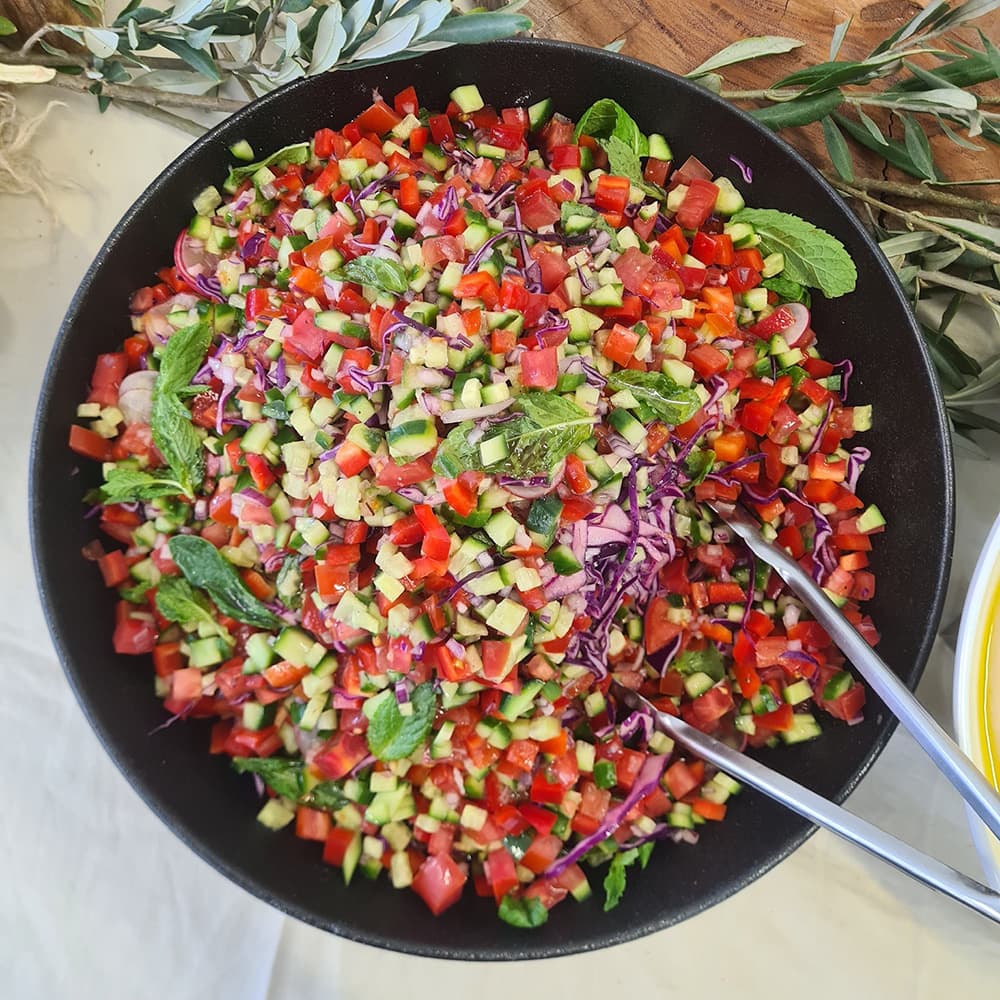 Raw Chopped Salad Platter (Large)