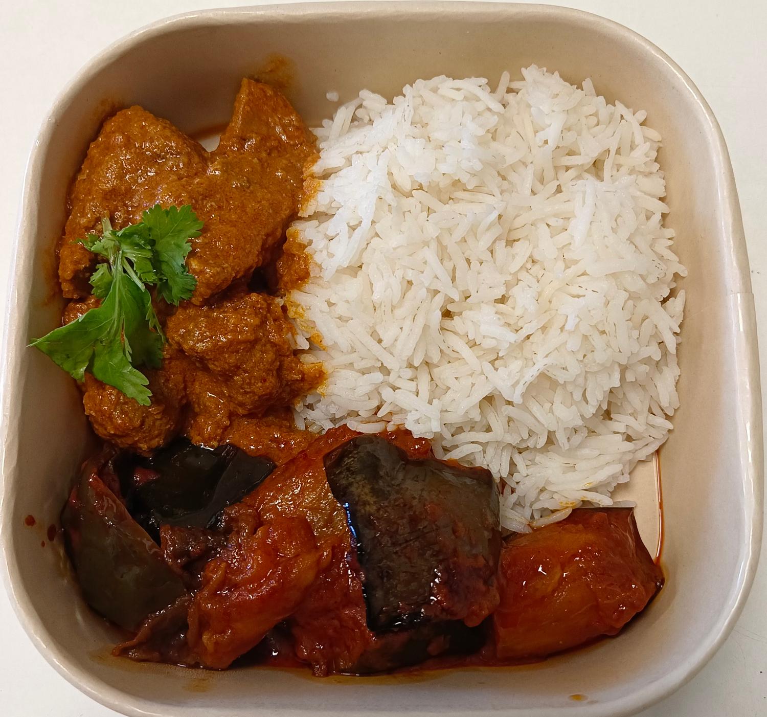 Rice Combo: Chicken Curry Set