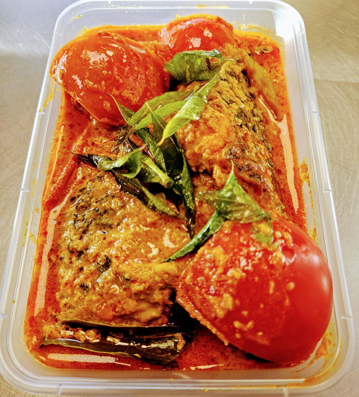 South Indian Fish Curry with Briyani Rice