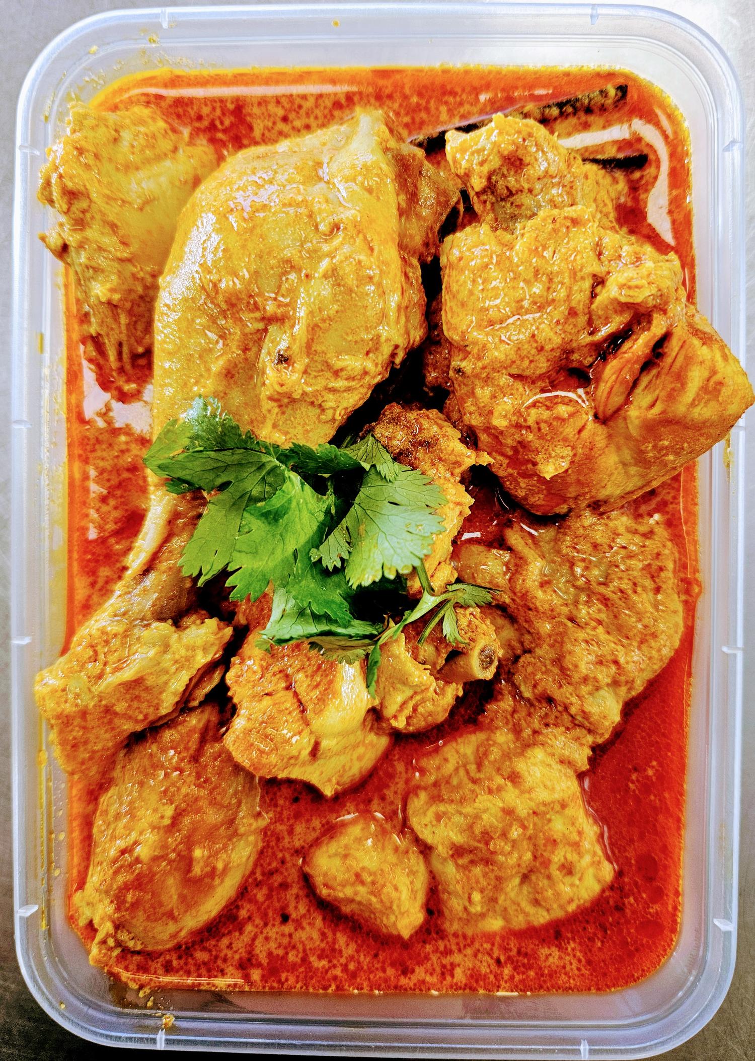 Homestyle Chicken Curry with Briyani Rice