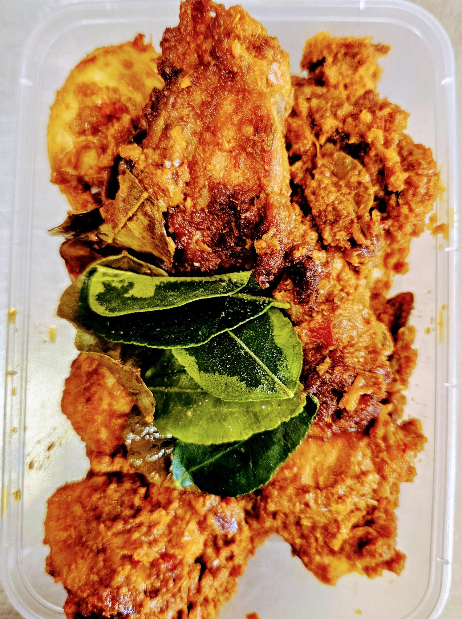 Chicken Rendang with Briyani Rice