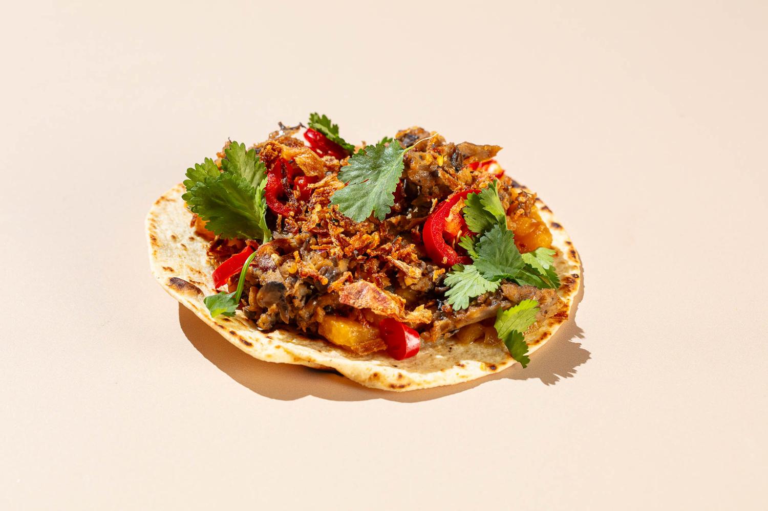 3 Vegan Nduja Tacos