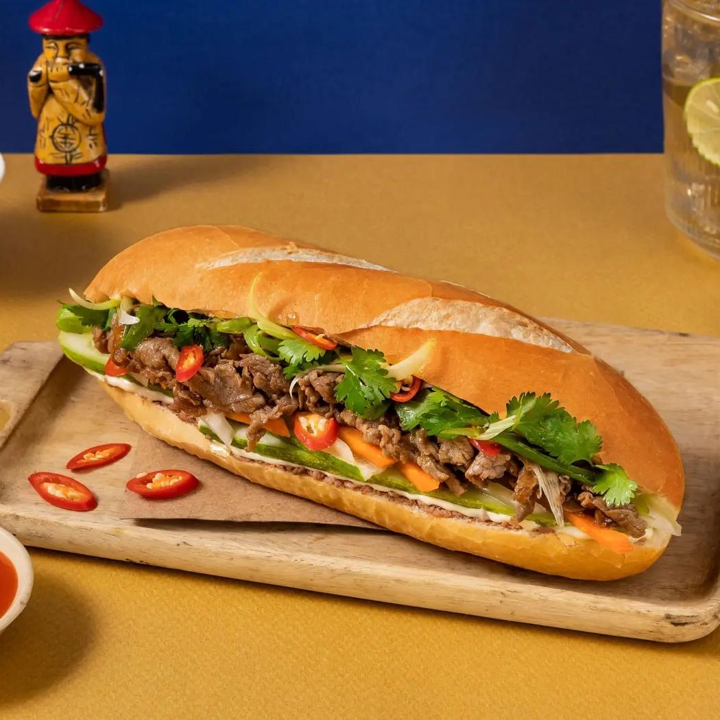 Braised Beef Banh Mi