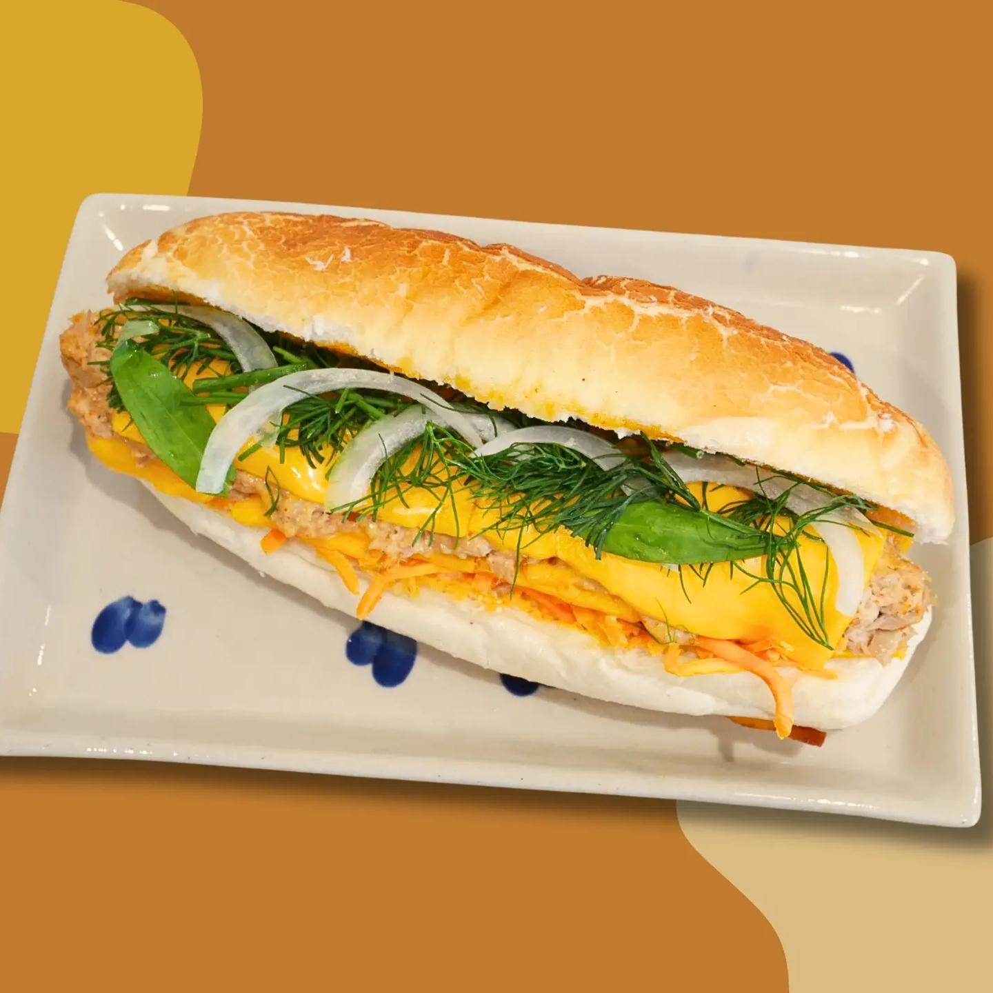 Tuna Melt Banh Mi
