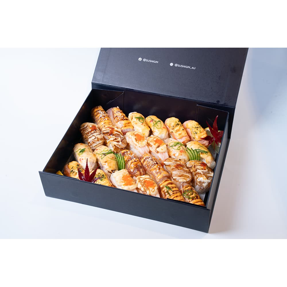Large Grilled Nigiri Sushi (Box of 24 Pcs) 