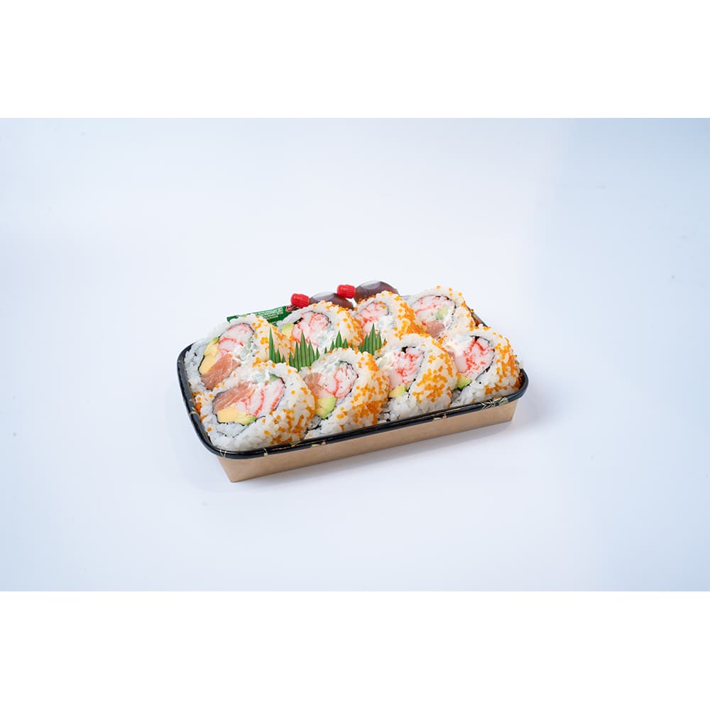 Large Inside Out Salmon Roll (Box of 8 Pcs)